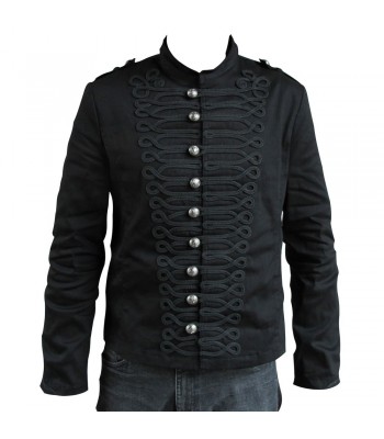 Men Gothic Military Officer Jacket Vintage Army Jacket Parade Jacket 